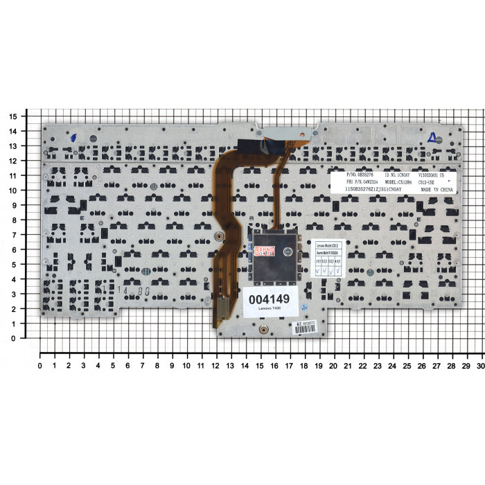 Клавиатура для Lenovo ThinkPad T430 T430I X230 T530 L430 L530 черная