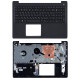 Клавиатура для Dell Inspiron 3593 черная топ-панель