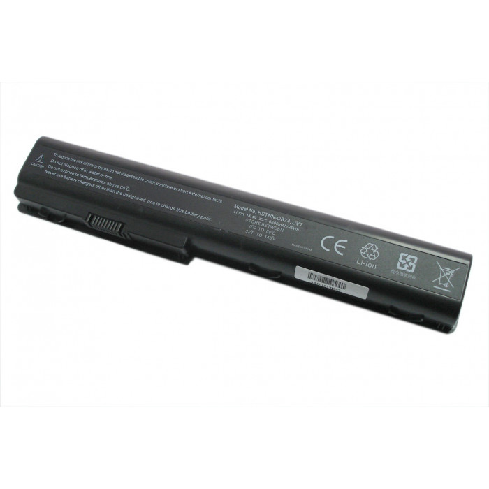 Аккумулятор для HP Pavilion DV7, HDX18 14.4v 7800mAh OEM черная