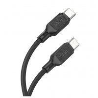 Кабель USB-C HOCO X90 Cool Type-C-Type-C, 3A, 60W, 1м, черный