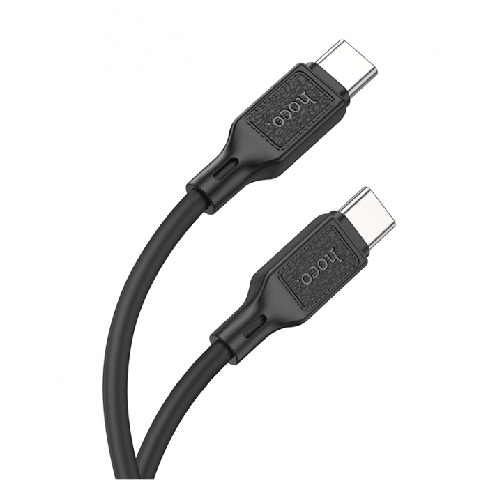 Кабель USB-C HOCO X90 Cool Type-C-Type-C, 3A, 60W, 1м, черный
