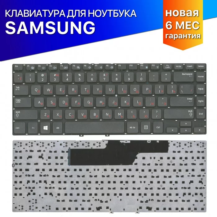 Клавиатура для Samsung 355V4C-S01, 350V4C, NP350V4C, 355V4C, NP355V4C NP350E4C черная BA59-03113С