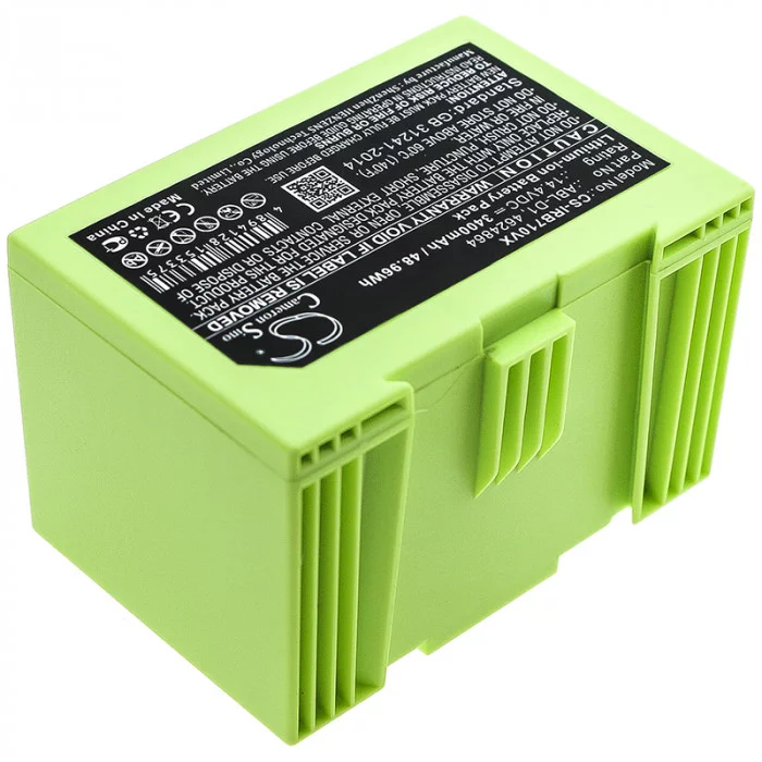 Аккумулятор для iRobot Roomba i7, Roomba i7+, Roomba e5, 7150 14.4V 3400mAh / 48.96Wh
