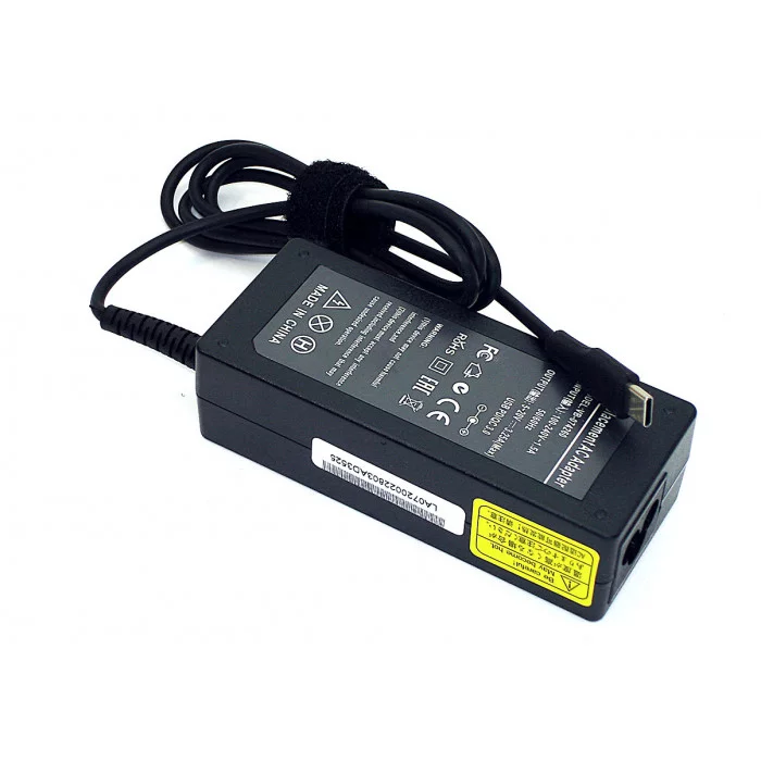 Блок питания для ноутбука Lenovo 20V 3.25A Type-C (wall type)