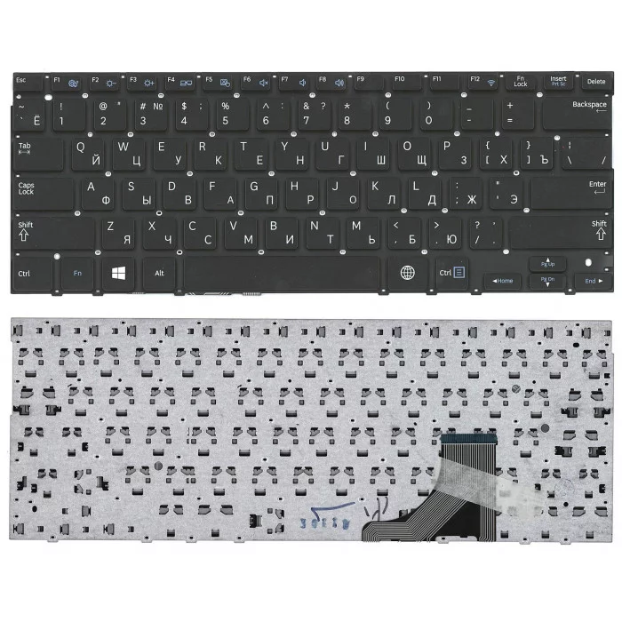 Клавиатура для Samsung 530U3B 530U3C черная