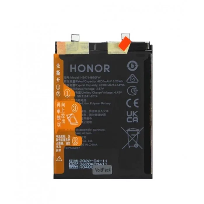 Аккумулятор (батарея) для Honor 50/Huawei Nova 9 HB476489EFW 4300 mAh VoltPack