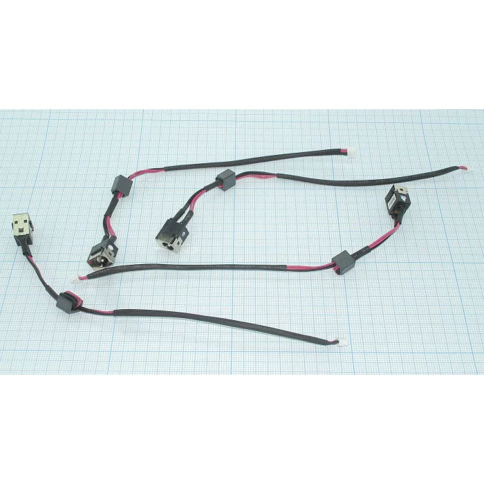 Разъем для ноутбука HY-DE007 Dell Inspiron Mini 10 series 1010 1011 1012 Mini 9 910 с кабелем 16 см