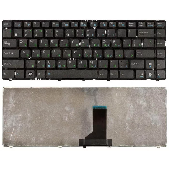 Клавиатура для Asus UL30 K42 K43 X42 U41 черная с рамкой