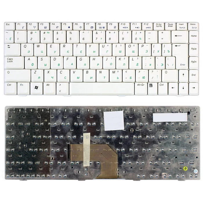 Клавиатура для Asus W5 W6 W7 белая