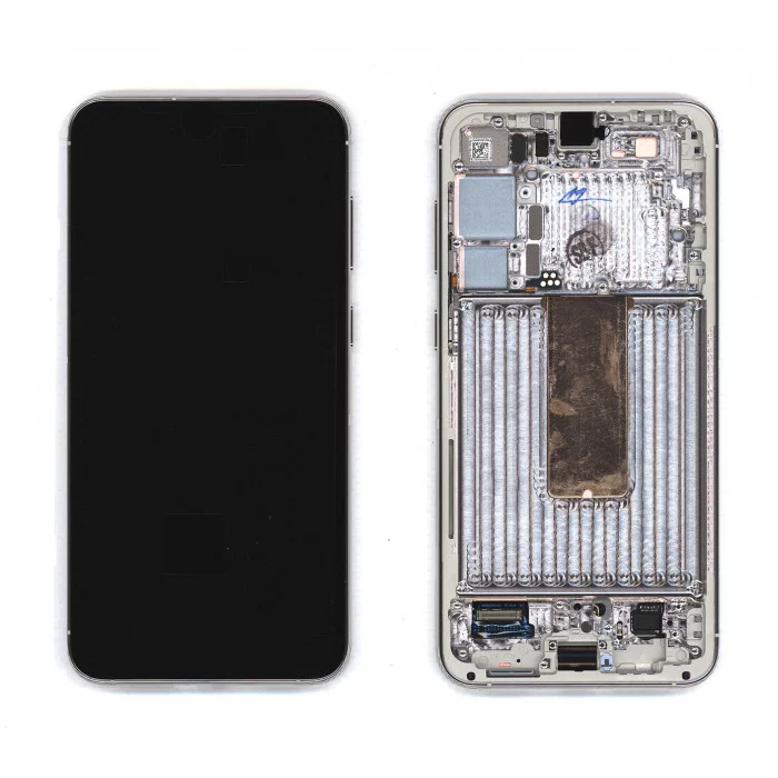 Дисплей для Samsung Galaxy S23 Plus 5G S916B в сборе с тачскрином ServicePack бежевый GH82-30476B