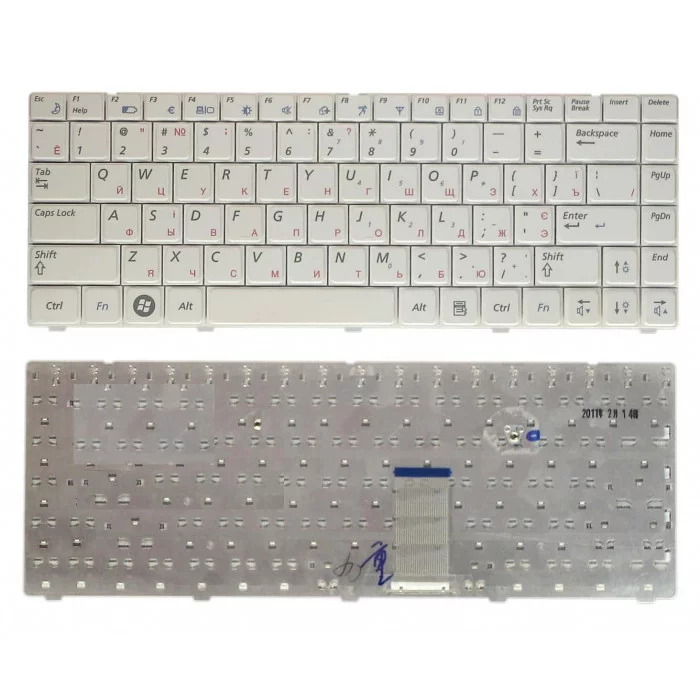 Клавиатура для Samsung R420 R418 R423 R425 R428 R429 R469 RV410 RV408 белая