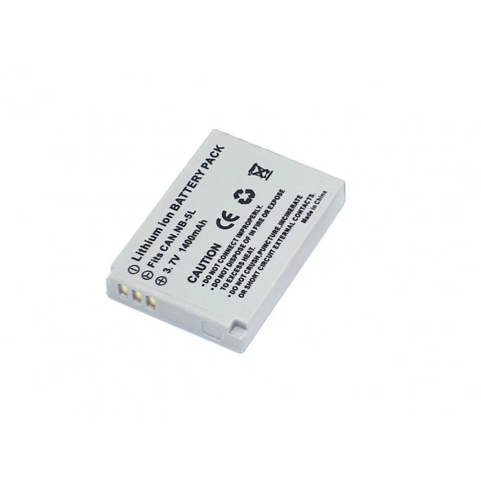 Аккумулятор для фотоаппарата Canon Digital IXUS 800 (NB-5L) 3,7V 1400mAh Li-ion