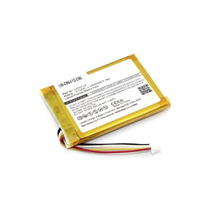 Аккумулятор для JBL Clip 3.7V 1000mAh 2.22Wh