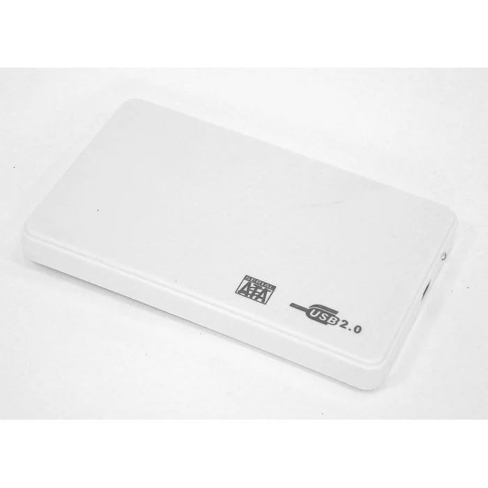 Бокс для жесткого диска 2,5" пластиковый USB 2.0 DM-2508 белый