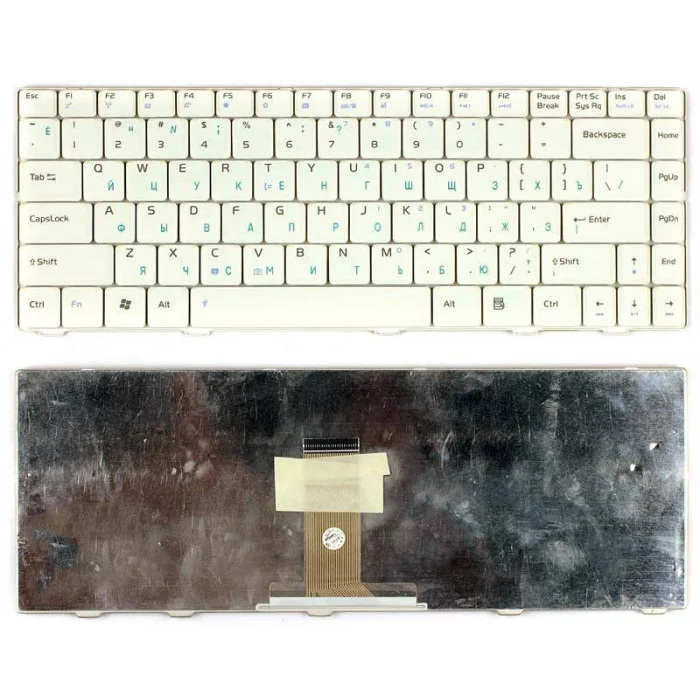 Клавиатура для Asus F80 F80S F80CR F80Q F80L белая