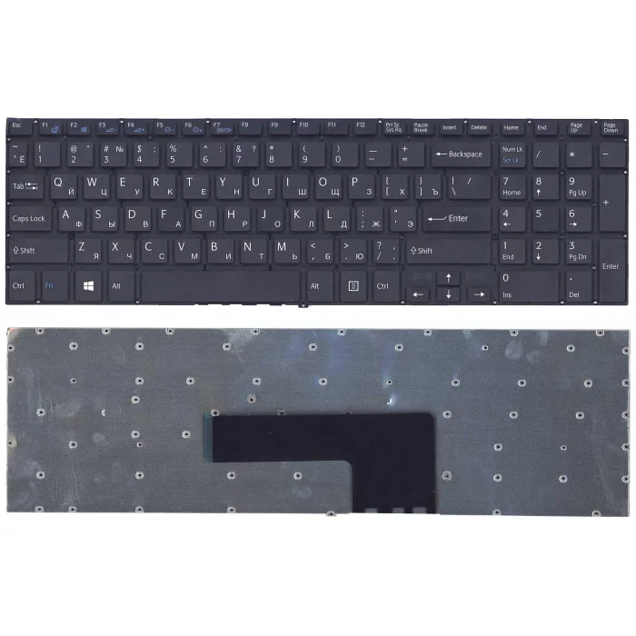 Клавиатура для Sony FIT 15 SVF15 черная NSK-SN0BQ