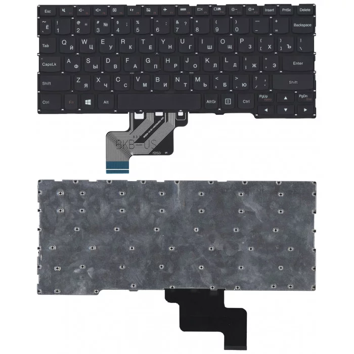 Клавиатура для Lenovo Yoga 3 11 300-11IBR 300-11IBY 700-11ISK черная