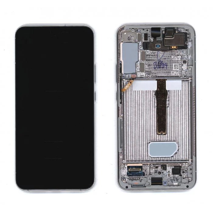 Дисплей для Samsung Galaxy S22 Plus SM-S906B в сборе с тачскрином ServicePack голубой (GH82-27500B)