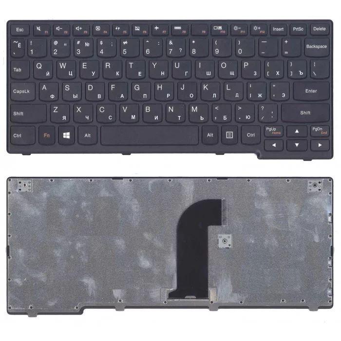 Клавиатура для Lenovo Yoga 11 p/n: 25204707, V-131820CS1-US черная с рамкой