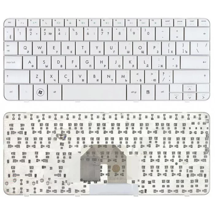Клавиатура для HP Pavilion DV2-1000 DV2-1100 DV2-1200 белая