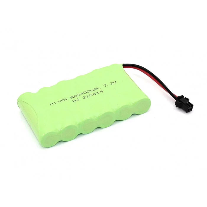 Аккумулятор Ni-Mh 7.2V 2400 mAh AA Flatpack разъем SM