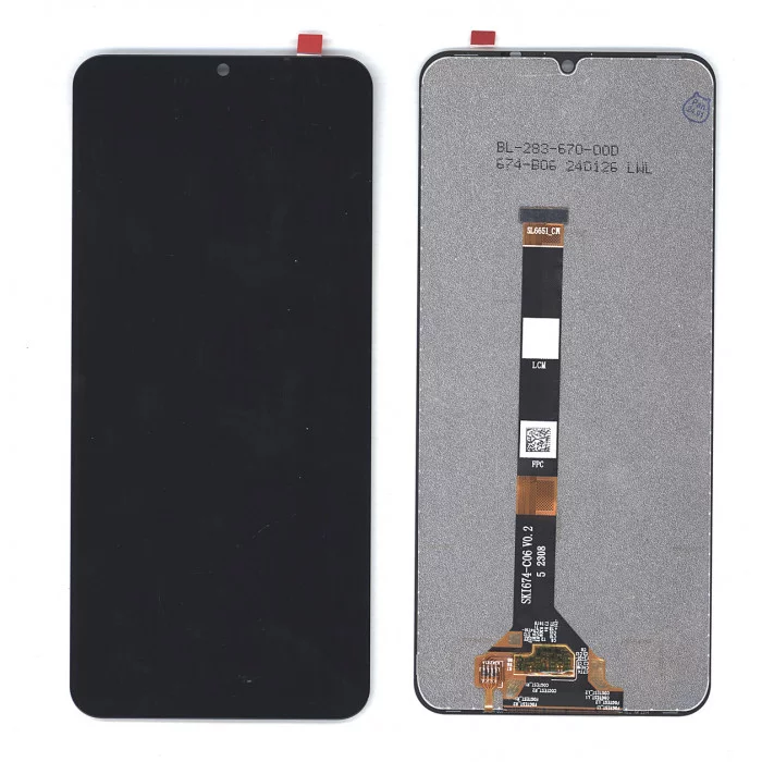 Дисплей для Realme C53, C51 (RMX3760, RMX3830) в сборе с тачскрином черный