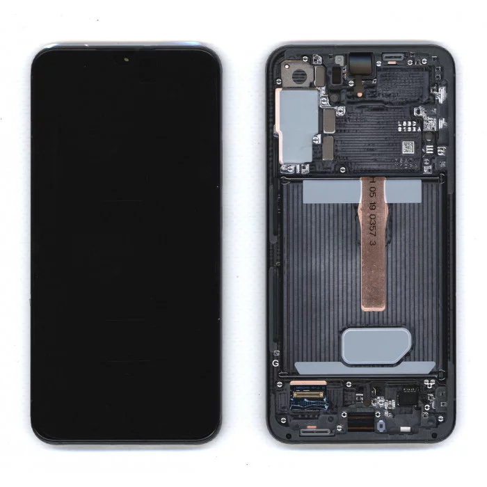 Дисплей для Samsung Galaxy S22 Plus SM-S906B в сборе с тачскрином ServicePack зеленый (GH82-27500C)