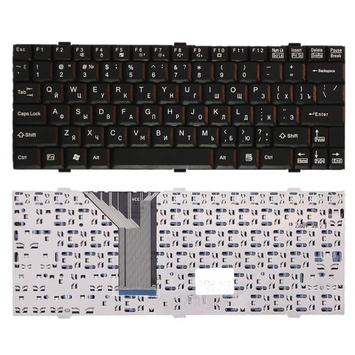 Клавиатура для Fujitsu-Siemens LifeBook P5020 P5020D P5010 P5010D черная