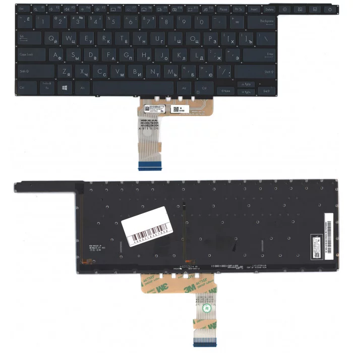 Клавиатура для ноутбука Asus Zenbook Pro Duo UX581 синяя