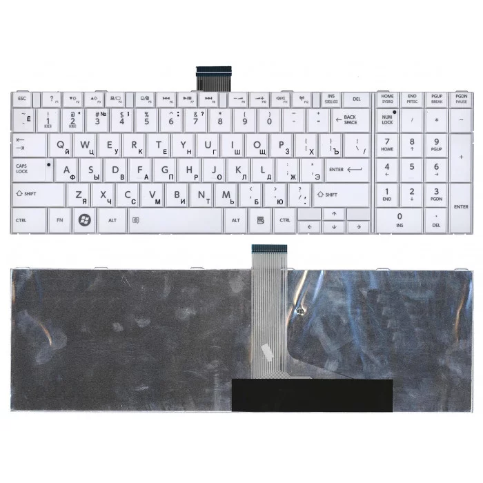 Клавиатура для Toshiba Satellite C850, C850D, C855, C855D, L850, L850D, L855, L855D Совместимые p/n: V130562BS1, V130562BS1