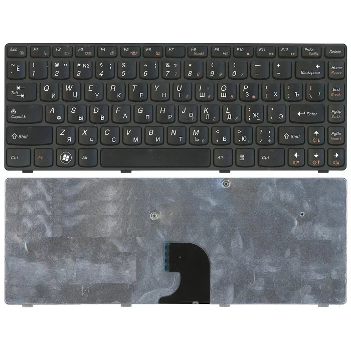 Клавиатура для Lenovo IdeaPad G360 черная с рамкой