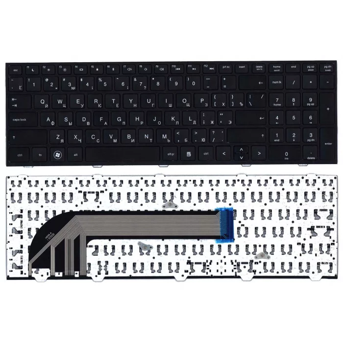 Клавиатура для HP ProBook 4540S 4545S черная с черной рамкой
