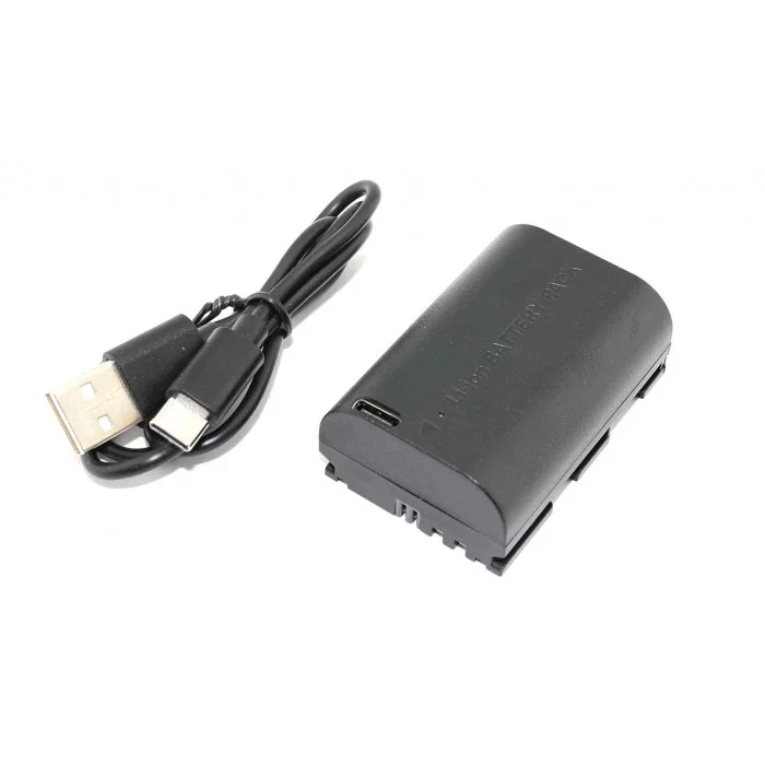 Аккумулятор для фотоаппарата Canon EOS 5D Mark II (LP-E6 Pro) USB Type-C 7.4V 1600mAh