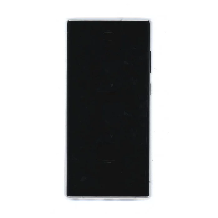 Дисплей для Samsung Galaxy S22 Ultra SM-S908B в сборе с тачскрином ServicePack белый (GH82-27488С)
