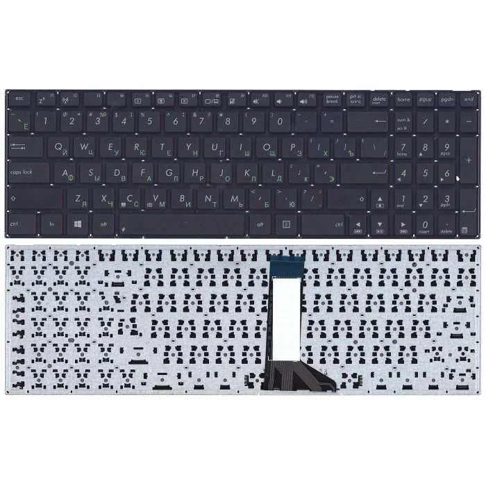 Клавиатура для Asus X551 X551CA X551MA без рамки (плоский Enter)