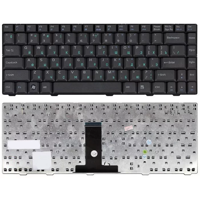 Клавиатура для Asus F80 X82 X85 X88 F81 F81S F83SE черная