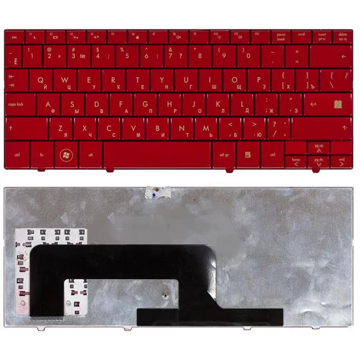 Клавиатура для HP mini 700 1000 1100 красная
