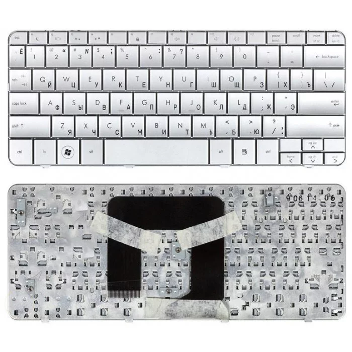 Клавиатура для HP Mini 311 Pavilion DM1 DM1-1000 DM1-1100 DM1-2000 серебристая