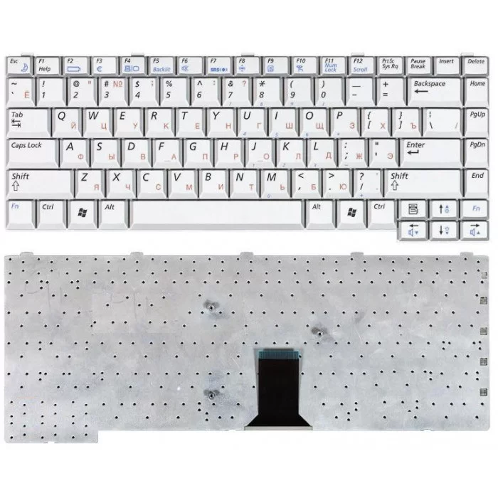 Клавиатура для Samsung M50 серебристая
