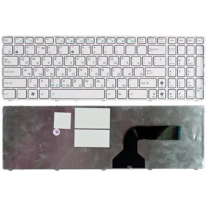 Клавиатура для Asus K52 белая