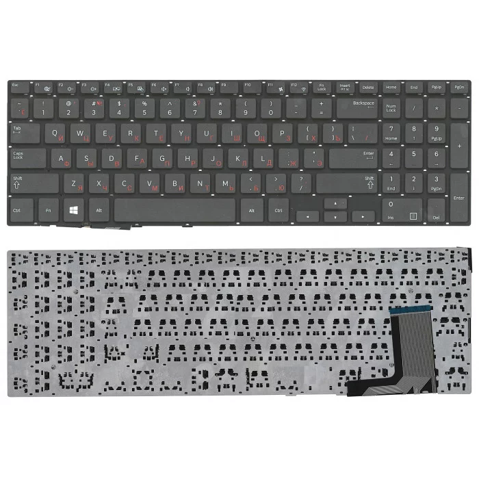 Клавиатура для Samsung NP370R5E, NP450R5E, NP450R5V, NP470R5E, NP510R5E Совместимые p/n: BA75-04478C, BA59-03682C, BA75-04346C, BA59-03621C черная