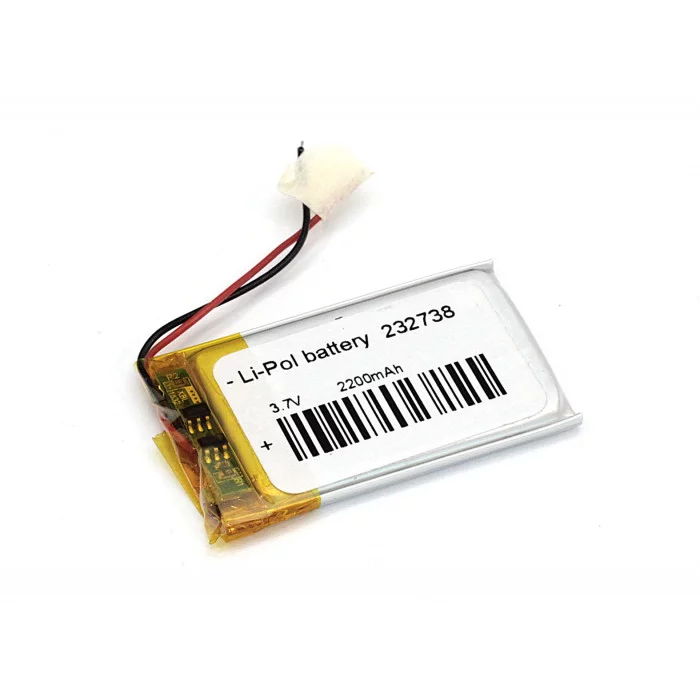 Аккумулятор Li-Pol (батарея) 2,3*27*38мм 2pin 3.7V / 220mAh
