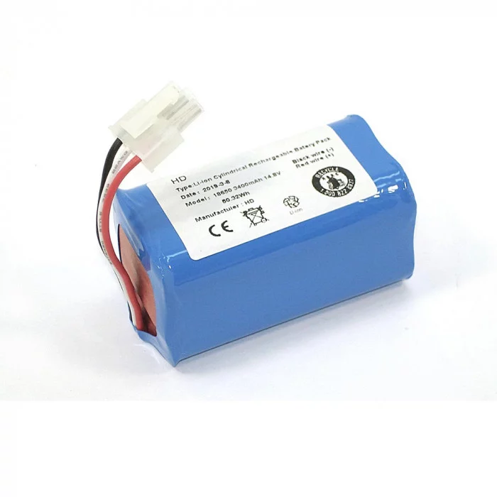 Аккумулятор для пылесоса iClebo Arte, Pop, Smart (EBKRWHCC00978). Li-ion, 3400mAh, 14.4V