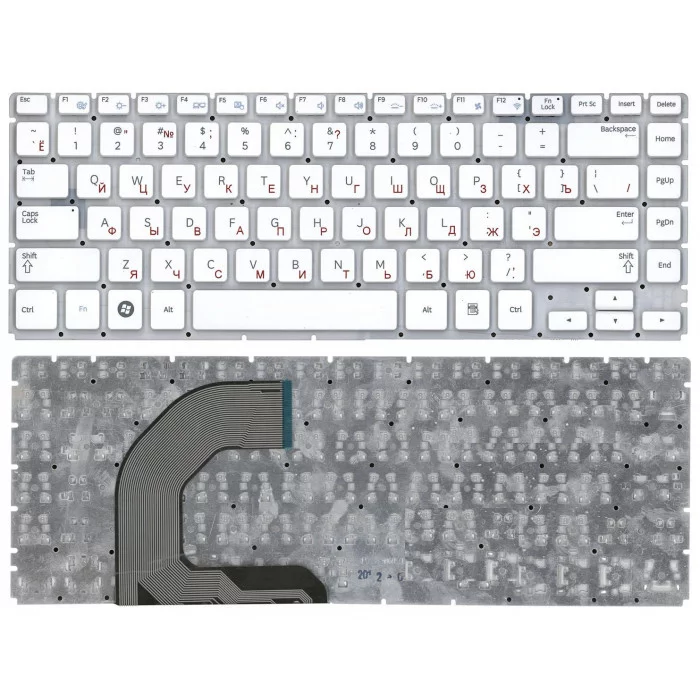 Клавиатура для Samsung Q470 белая