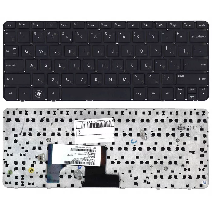Клавиатура для HP Compaq Mini 1103 110-3500 110-3510Nr 110-3530Nr черная
