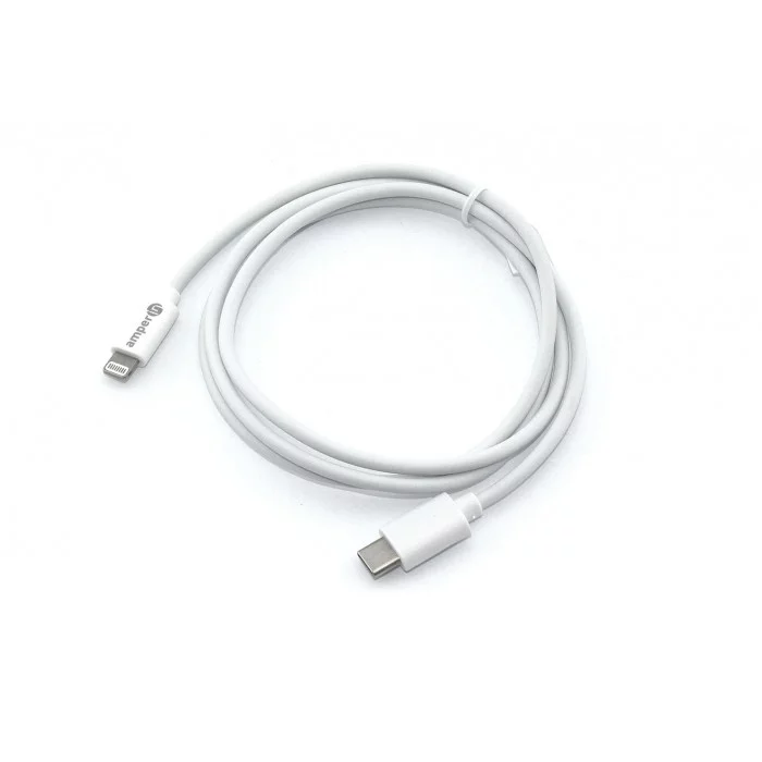 Кабель для зарядки Amperin Type C - Lightning 1m белый (YDS-C-CL)