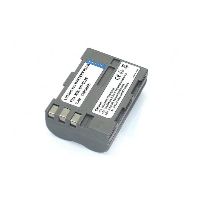 Аккумулятор для фотоаппарата Nikon D80 (EN-EL3e) 7.4V 1800mAh