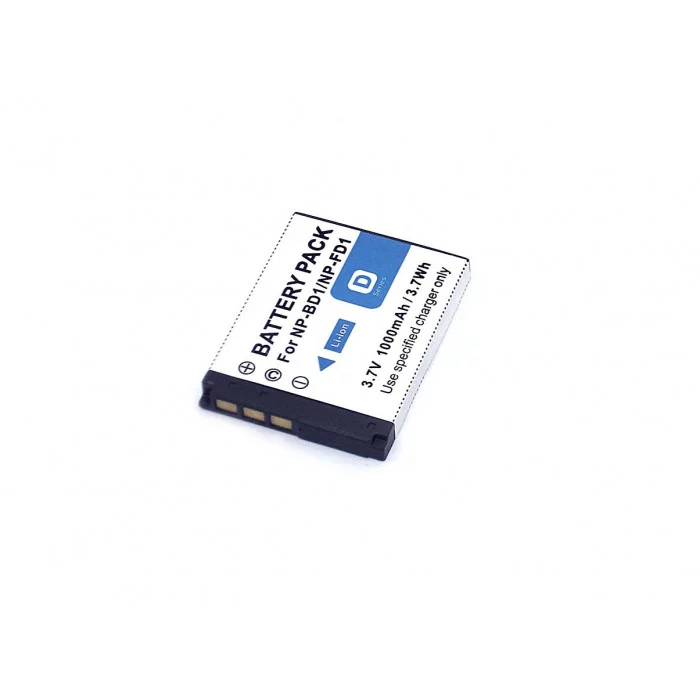 Аккумулятор для фотоаппарата Sony Cyber-shot DSC-G3 (NP-BD1) 3.6V 1000mAh